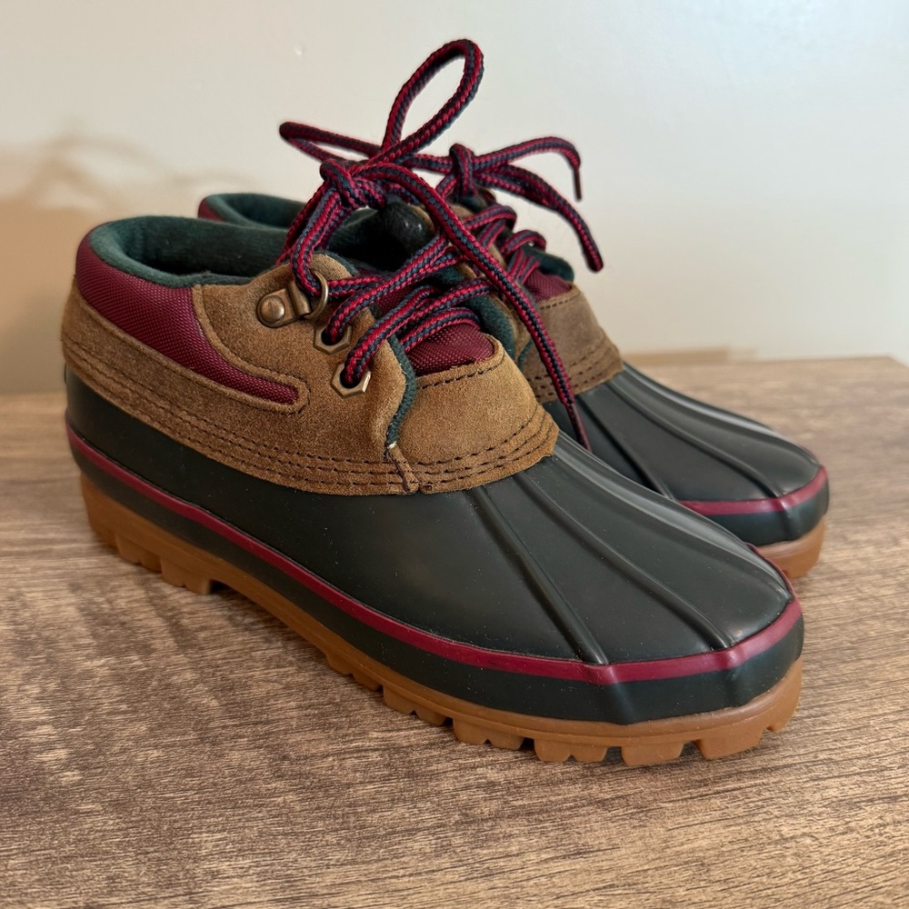 Bass & Co Gayle Duck Boots Thermolite mid high Women’s size 5M Winter Rain